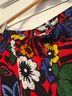 Chico's 100% Rayon Floral Multi Color Red Casual Pants Size L - photo 7
