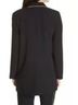 Eileen Fisher Silk Georgette Crepe Long Piped Trim Long Sleeve Blazer Blazer - photo 6