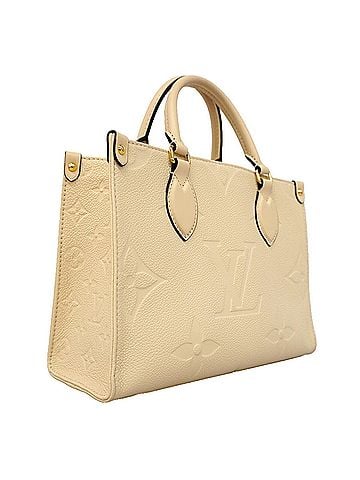 Louis Vuitton Louis Vuitton Monogram Empreinte OnTheGo PM Handbag M46569 Cream 2-way bag for women (view 2)