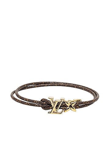 Louis Vuitton Louis Vuitton Bracelet LV Bloom M8416Z Brown Gold Plated Women's LOUIS VUITTON (view 1)