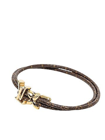 Louis Vuitton Louis Vuitton Bracelet LV Bloom M8416Z Brown Gold Plated Women's LOUIS VUITTON (view 2)
