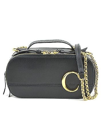 Chloé Chloé Chloe shoulder bag, mini eyewear leather, black, women's, r11450i (view 1)