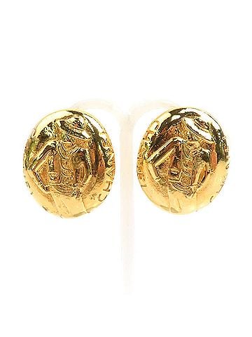 Chanel Chanel Mademoiselle Metal Gold Earrings for Women e62289a (view 1)