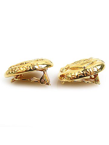 Chanel Chanel Mademoiselle Metal Gold Earrings for Women e62289a (view 2)
