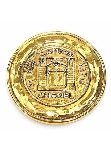 Chanel Chanel Brooch 31 RUE CAMBON Metal Gold Women's e62293d (view 1)