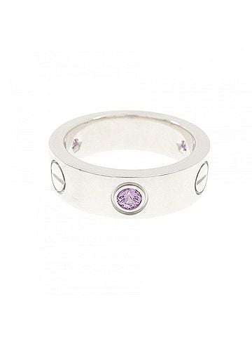 Cartier Cartier Love Half Pink Sapphire Ring (view 2)