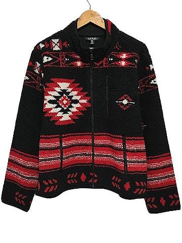 Ralph Lauren Faux Shearling sherpa aztec southwestern Jacket (view 1)