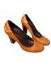 Miss Sixty 100% Leather Brown Heels Size 7 1/2 - photo 1