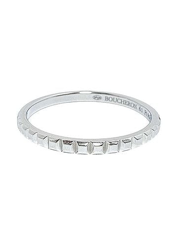Boucheron Boucheron Men's and Women's Quatre Clou de Paris Ring, Small, Platinum (61) (view 2)