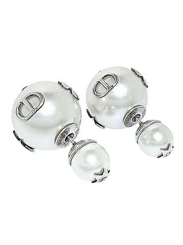 Christian Dior Christian Dior Women's Tribal Earrings, Sterling Silver 925, Multi-Motif (view 1)