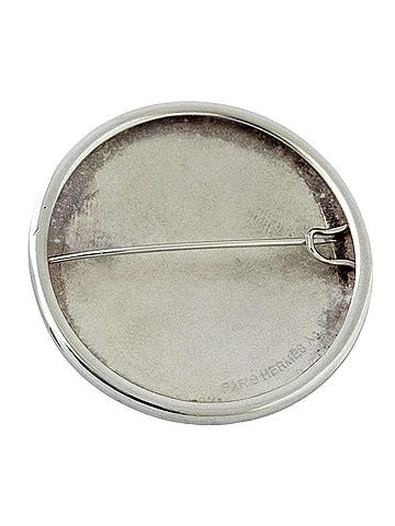Hermès Hermes Men's/Women's Pin Brooch Badge, Sterling Silver (925), 3.8cm (view 2)