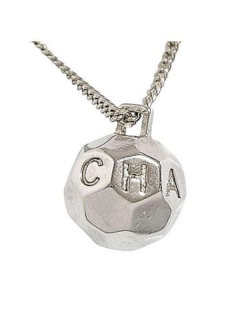 Chanel Chanel Women's Mirror Ball Pendant Necklace, Silver (view 1)