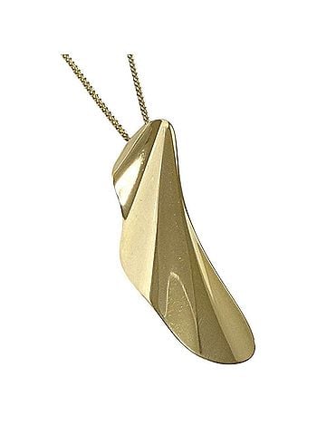 Tiffany & Co. Tiffany &amp; Co. Ladies'/Men's High Tide Pendant Necklace Charm 18K Gold Aftermarket Metal Chain (view 1)