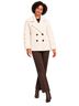 Prettygarden 100% Polyester White Ivory Coat Size M - photo 1