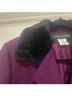 Harve Benard 100% Wool 100% Polyester Purple Coat Size 6 - photo 7