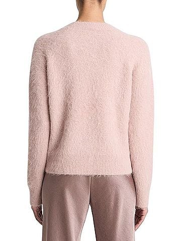 Vince. Brushed Alpaca-Blend Crew Neck Sweater Wool Sweater (view 2)