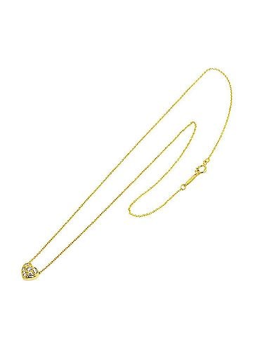 Tiffany & Co. Tiffany &amp; Co. Friendship Heart Diamond Necklace, 41cm, 18K Yellow Gold (750) (view 2)