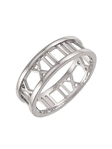 Tiffany & Co. Tiffany &amp; Co. Atlas 1 Ring, 18K White Gold (750) (view 1)