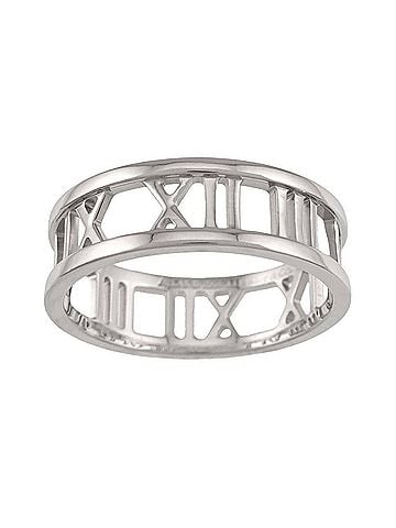Tiffany & Co. Tiffany &amp; Co. Atlas 1 Ring, 18K White Gold (750) (view 2)