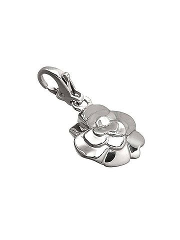Chanel Chanel Camellia Pendant Top, 18K WG 750 White Gold Charm Top (view 2)