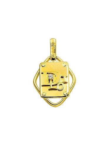 Christian Dior Christian Dior 0.07ct Diamond Pendant Top in 18K Yellow Gold (750) (view 1)