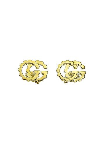 Gucci Gucci GG Running Earrings, 18K Yellow Gold (750), Pierced Earrings (view 1)