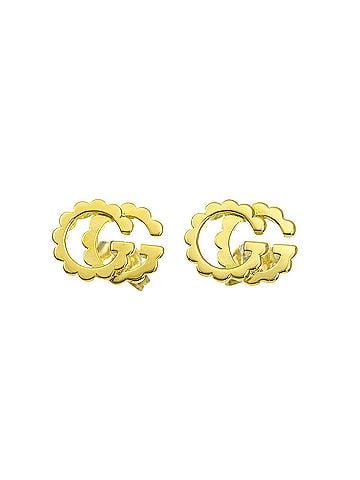 Gucci Gucci GG Running Earrings, 18K Yellow Gold (750), Pierced Earrings (view 2)