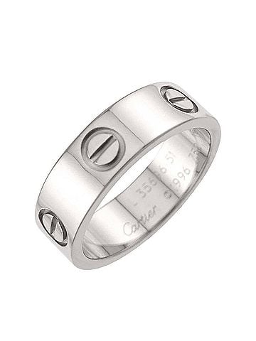 Cartier Cartier Love Ring #51, 18K WG (White Gold 750) (view 1)