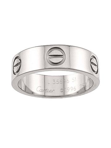 Cartier Cartier Love Ring #51, 18K WG (White Gold 750) (view 2)
