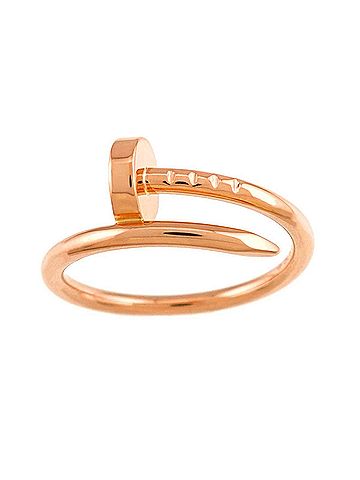 Cartier Cartier Juste un Clou Small Ring #48, 18K PG Pink Gold 750. (view 2)