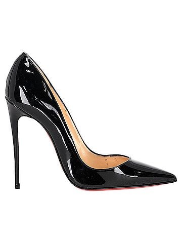 Christian Louboutin Christian Louboutin So Kate 120 Pumps in Black Patent Leather (view 1)