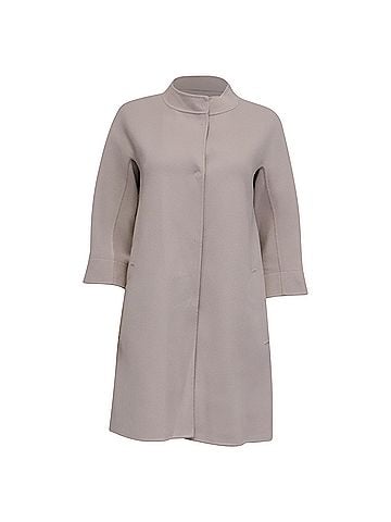 Max Mara 'S Max Mara Coat in Beige Wool (view 1)
