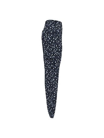 Burberry Burberry Monogram Wideleg Pants in Multicolor Silk (view 2)