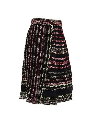 Missoni Missoni Knitted Striped Midi Skirt in Multicolor Polyamide (view 2)