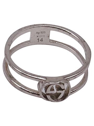 Gucci Gucci Double G Ring in Silver Metal (view 1)