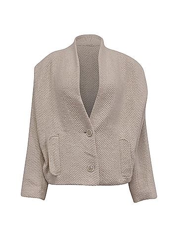 Isabel Marant Isabel Marant Étoile Drogo Jacket in Cream Wool (view 1)