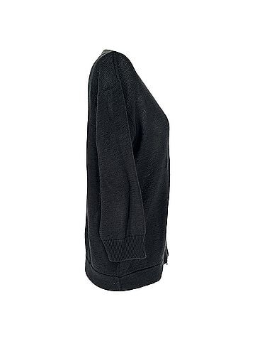 Brunello Cucinelli Brunello Cucinelli Lightweight Knit Jacket in Black Cotton (view 2)