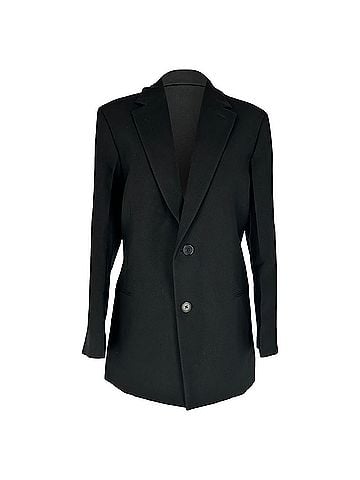 The Row The Row Single-breasted Blazer in Black Wool (view 1)