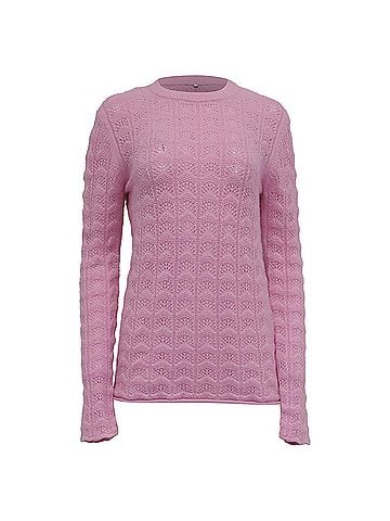 Sportmax Sportmax Knitted Sweater in Pink Wool (view 1)