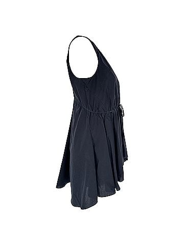 MARNI Marni Drawstring Peplum Top in Black Cotton (view 2)
