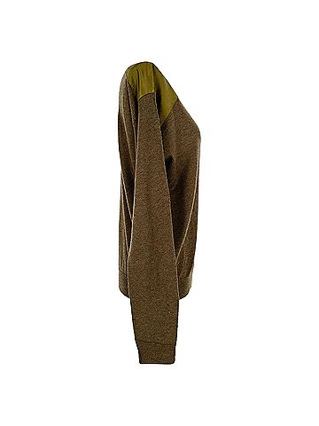 Zadig & Voltaire Zadig &amp; Voltaire Kansas Patch Sweater in Brown Cashmere (view 2)