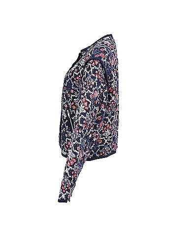 Isabel Marant Isabel Marant Etoile Floral Quilted Jacket in Blue Cotton (view 2)