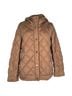 Max Mara 100% Nylon Tan Max Mara The Cube Reversible Down Jacket in Brown Polyamide Size 8 - photo 1
