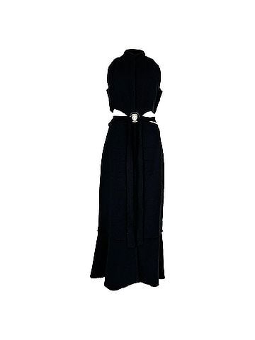 Proenza Schouler Proenza Schouler Cutout Midi Dress in Black Viscose (view 1)