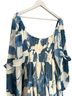 Hutch Watercolor Floral Balloon Sleeve Flounced Romper Jumpsuit - photo 4