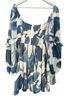 Hutch Watercolor Floral Balloon Sleeve Flounced Romper Jumpsuit - photo 1