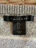 Tahari Stripes Gray Blue Pullover Sweater Size S - photo 3