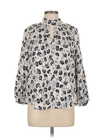 Rebecca Taylor Rebecca Taylor Long Sleeve Silk Top (view 1)