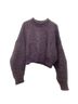 Isabel Marant Multicolor Knit Lurex Cropped Crew Mock Neck Sweater Wool Sweater - photo 2