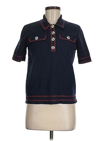 Maje Maje Short Sleeve Blouse (view 1)